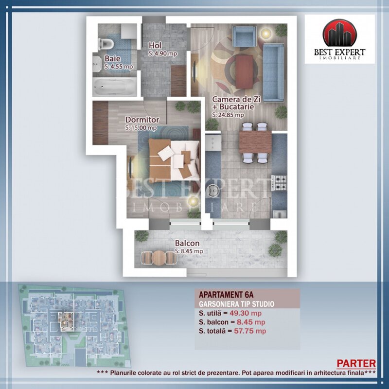 Titan, Pallady, studio direct dezvoltator, ideal investitie.